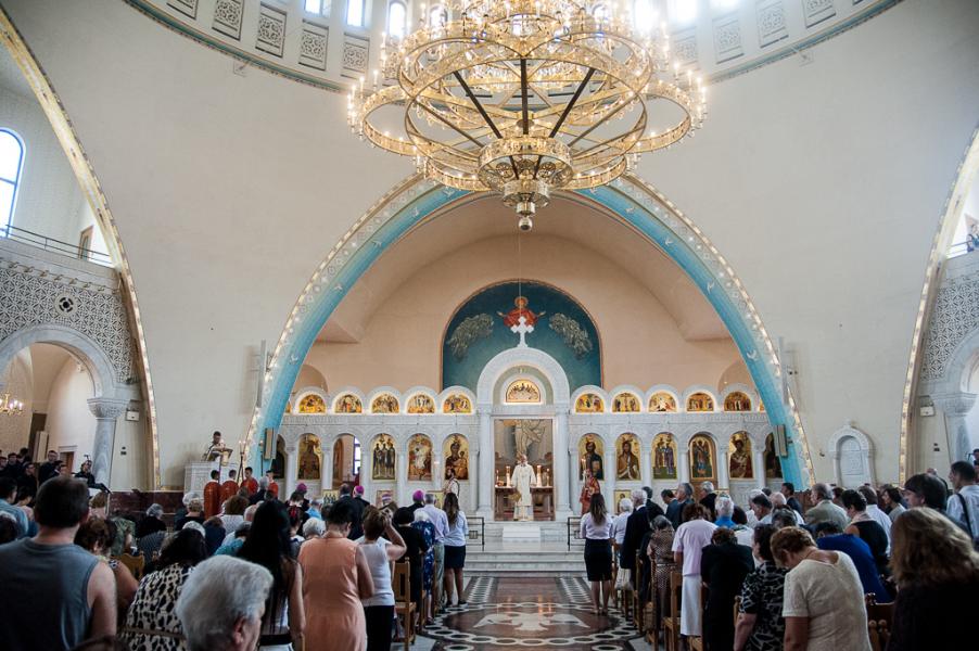 Celebrazione della liturgia ortodossa